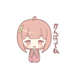 着物の女の子スタンプ（個別スタンプ：35）