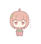 着物の女の子スタンプ（個別スタンプ：37）