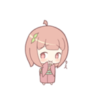 着物の女の子スタンプ（個別スタンプ：38）