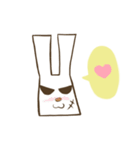 Hello！I am an ugly rabbit, but I am kind（個別スタンプ：9）