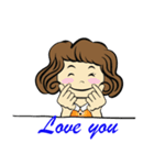 Curly Ping Ping's Daily Talk（個別スタンプ：11）