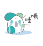 Three point rabbit（個別スタンプ：9）