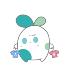 Three point rabbit（個別スタンプ：16）