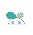 Three point rabbit（個別スタンプ：22）