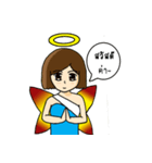Angel shot hair（個別スタンプ：1）