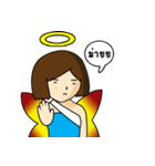 Angel shot hair（個別スタンプ：15）