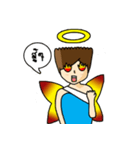 Angel shot hair（個別スタンプ：19）
