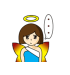 Angel shot hair（個別スタンプ：21）