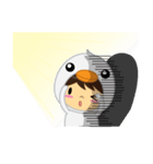 mini white Duck（個別スタンプ：9）