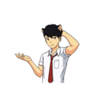ネコ・ボーイズ Animated（個別スタンプ：10）