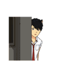 ネコ・ボーイズ Animated（個別スタンプ：22）
