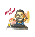 Mr. Hip : A Funny Hipster（個別スタンプ：21）