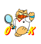 テニス大好き猫（個別スタンプ：9）