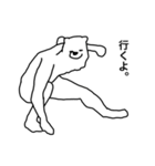 ヒトなシロクマ（個別スタンプ：28）