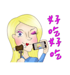 I may not remove makeup（個別スタンプ：18）