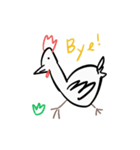 Golden Chicken Says（個別スタンプ：36）