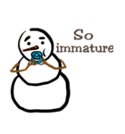 Snowman is coming (English)（個別スタンプ：13）