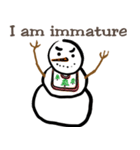 Snowman is coming (English)（個別スタンプ：14）