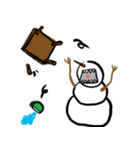 Snowman is coming (English)（個別スタンプ：24）