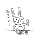 ゆるい猫アライグマくまパンダうさぎ（個別スタンプ：27）