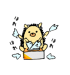 元気を届けるハリネズミ【まんまる堂】（個別スタンプ：15）