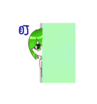 Green Hair Girl from Tomorrow（個別スタンプ：6）