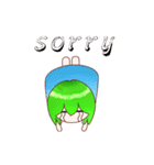 Green Hair Girl from Tomorrow（個別スタンプ：19）