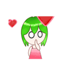 Green Hair Girl from Tomorrow（個別スタンプ：23）