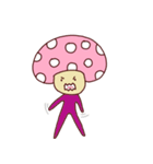 Lady Pinkly Mushroom（個別スタンプ：2）