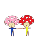 Lady Pinkly Mushroom（個別スタンプ：8）