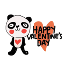 Panda lover in February(Valentine's day)（個別スタンプ：18）