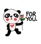 Panda lover in February(Valentine's day)（個別スタンプ：40）