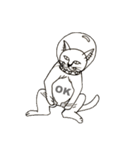 宇宙に猫がいたら（個別スタンプ：2）