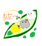 ホワイト君の野菜生活（個別スタンプ：9）