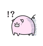 無気力なぶた（個別スタンプ：12）