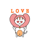 Rabbit Turban - Cat（個別スタンプ：5）