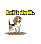 Enjoy Beagle(Beagle Animation)（個別スタンプ：9）