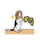 Enjoy Beagle(Beagle Animation)（個別スタンプ：18）