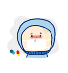 Astronaut with his friends（個別スタンプ：12）
