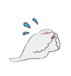 気まぐれ白文鳥（個別スタンプ：27）