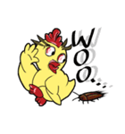 Unitary chicken flying（個別スタンプ：10）