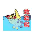 Unitary chicken flying（個別スタンプ：38）