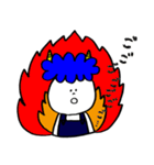 塩対応な青おに君 2（個別スタンプ：9）