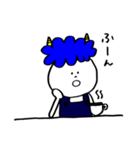 塩対応な青おに君 2（個別スタンプ：24）
