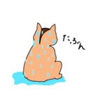 ちゃいろ と しろくろのねこ2（個別スタンプ：17）