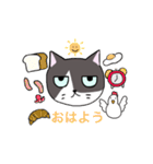 日常会話で使えるゆるいねこ（個別スタンプ：9）