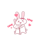 Pink rabbit boll（個別スタンプ：1）