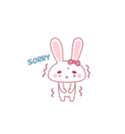 Pink rabbit boll（個別スタンプ：15）