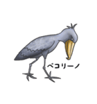 愛らしすぎるハシビロコウ（個別スタンプ：4）