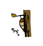 秋なのでみのむし（個別スタンプ：11）